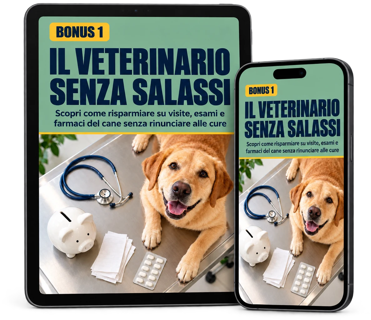 Il bonus Il Veterinario Senza Salassi su tablet e telefono